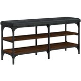  Klupa za cipele smeđa boja hrasta 102x32x47cm konstruirano drvo | shoptok.hr