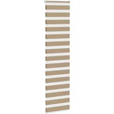 Zebra zavjesa Pješčano smeđa 55x200 cm Širina tkanine 50,9 cm Poliester | Shoptok.si