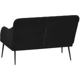  Klop črna 110x76x80 cm žamet, (20697831) | Shoptok.si