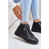 Big Star Insulated women's sneakers with Big Star stitching black | Shoptok.si
