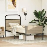 vidaXL Okvir kreveta bez madraca boja hrasta sonome 80 x 200 cm drveni | shoptok.hr
