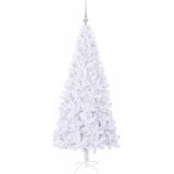  Umjetno božićno drvce s stalakom Bijelo 180 cm PVC i čelik | shoptok.hr