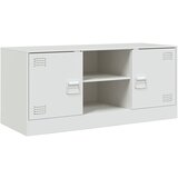 Furnova TV omarica bela 99x39x44 cm jeklo, (21924865) | Shoptok.si