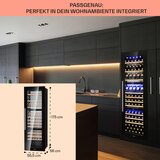 Klarstein Vinsider 89 Trio - vgradni hladilnik za vino (za 89 butelk, 3 hladilne cone) - | Shoptok.si