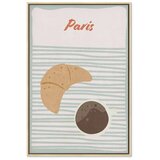  Slika - Parisian Breakfast (1 Part) Vertical 60x90 U prirodnom drvenom okviru | shoptok.hr