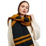 Orsay Black-Brown Ladies Patterned Scarf - Women | Shoptok.si