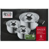Resto ANSER 92214 set posode lonec s pokrovko 6 kos | Shoptok.si