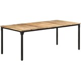  Blagovaonski stol 200 x 100 x 76 cm od grubog drva manga | shoptok.hr