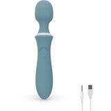 Bloom Orchid Wand - punjivi vibrator za masažu (tirkiz) | shoptok.hr