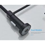 EYN Črna kuhinjska armatura KB1507 | Izvlečna pipa za kuhinjo v črni barvi — Nikelj | Shoptok.si