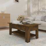  Stolić za kavu boja dimljenog hrasta 102 x 55 x 42 cm iverica | shoptok.hr