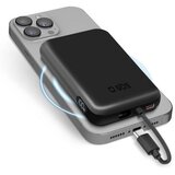 Sbs Brezžična magnetna prenosna baterija 5000 mAh črne barve, (5000265646) | Shoptok.si