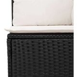  11-dijelni set vrtnih sofa od poliratana s jastucima crni | shoptok.hr