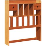  Knjižna postelja brez vzmetnice vošč. rjava 75x190 cm borovina, (21653599) | Shoptok.si