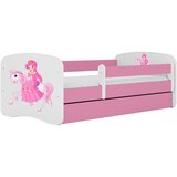 HAPPYKIDS OTROKA POSTELJA DREAMY PRINCESKA NA KONJU (VE BARV IN DIMENZIJ)-Roza-80x160 | Shoptok.si