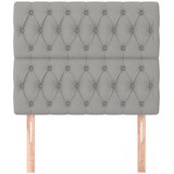  Uzglavlje svijetlosivo 100x7x118/128 cm tkanina | shoptok.hr