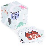 ECO TOYS velika Eva pjenasta podloga za djecu farma,bijela 90,5 x 90,5 cm 21 kom | shoptok.hr