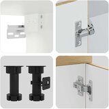 vidaXL 7-dijelni set kuhinjskih ormarića Kalmar konstruiranog drva | shoptok.hr