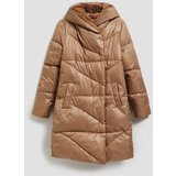 Marisse Long Dark Beige Hooded Jacket | ePonuda.com