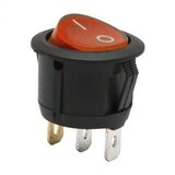 Delight Preklopno vgradno stikalo OFF/ON 6A 250V rdeča osvetlitev Cene