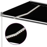 vidaXL Automatska tenda sa senzorom za vjetar LED 600x300 cm antracit | shoptok.hr