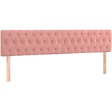  s oprugama i madracem ružičasti 200x200 cm baršunasti | shoptok.hr