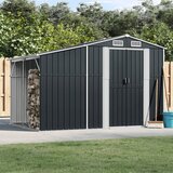  Vrtna kućica antracit 277 x 192,5 x 179 cm od pocinčanog čelika | shoptok.hr