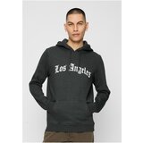Mister Tee Los Angeles Text Hoody Charcoal | shoptok.hr