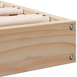 Krevet s daskama Prirodna 100 x 220 cm Čvrsto borovo drvo | Eponuda.com