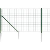  Ograda od žičane mreže sa šiljastim držačima zelena 0,8 x 25 m | shoptok.hr