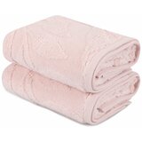  estela - Powder Powder Hand Towel Set (2 Pieces) Cene