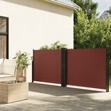  Uvlačiva bočna tenda 140 x 1000 cm smeđa | shoptok.hr
