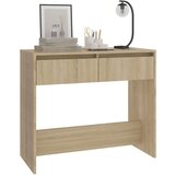 vidaXL Konzolni stol boja hrasta sonome 89 x 41 x 76,5 cm čelični | shoptok.hr