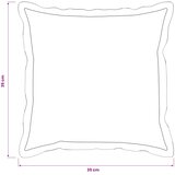  Presvlaka za jastuk 2 pcs HOUTEN Vinska crvena 35 x 35 cm | shoptok.hr
