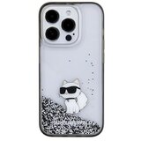 Karl Lagerfeld Ovitek KLHCP15LLKCNSK, Iphone 15 Pro, srebrn, (20986258) | Shoptok.si