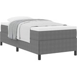 Krevet s opruga kutije Svjetlosiva 100 x 200 cm Kordura tekstil | Eponuda.com
