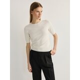 Reserved - Bluza s visokim udjelom viskoze - krem | shoptok.hr