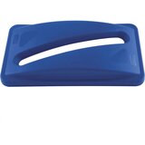 Rubbermaid Pokrov SLIM JIM® za 60- in 87-l koše, za vnos papirja, modra | Shoptok.si