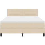  Posteljni okvir z vzmetnico Bež Tkanina 160 x 200 cm Vzmetnica, (22067327) | Shoptok.si