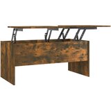 Furnova Klubska mizica dimljeni hrast 102x50,5x46,5 cm konstruiran les, (21912985) | Shoptok.si