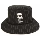 Karl Lagerfeld Otroški klobuk črna barva