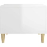 vidaXL Stolić za kavu sjajni bijeli 50x50x40 cm konstruirano drvo | shoptok.hr