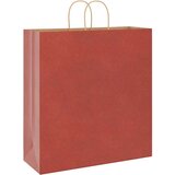  Papirnate vrećice 250 kom s ručkama crvene 45x17x48 cm | shoptok.hr