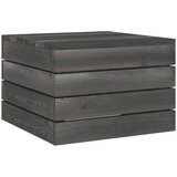 The Living Store Vrtna miza iz palet trdna borovina temno sive barve - Miza Iz Palet, (21468028) | Shoptok.si