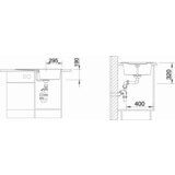 Blanco sudoper METRA 5 S SILGRANIT CRNA, s dalj. upr. | shoptok.hr