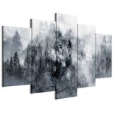  Slika - Mountain Predator (5 Parts) Wide 100x50 Na talijanskom platnu | shoptok.hr