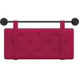  Držeće uzglavlje Zidne Vinska crvena 90 x 55 x 5 cm Baršun - boja crnog vina 80 cm bez LED | shoptok.hr