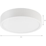  Stropna svetiljka NATURAL 3xE27/15W/230V prečnik 37,5 cm borovina/bela | Eponuda.com