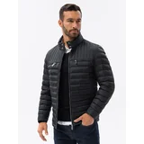 Ombre Men's quilted biker jacket