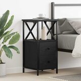  Noćni ormar Crni hrast 34 x 35,5 x 70 cm Konstruirano drvo | shoptok.hr